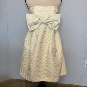 Vintage Betsy Johnson Gold Dot Japanese Anime, Rockabilly Cocktail Dress Sz 4